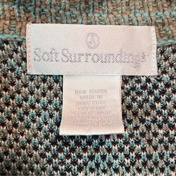 Soft Surroundings Tapestry Duster Long Sweater Cardigan Southwest Aztec - Picture 11 of 11